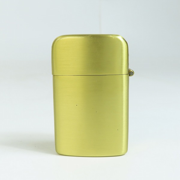 実際に弊社で買取させて頂いたRONSON/ロンソン 牙狼/ガロ フェイス オイルライター ゴールドの画像 1枚目