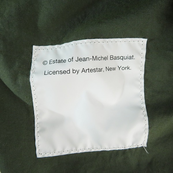 実際に弊社で買取させて頂いたJUNYA WATANABE MAN/ジュンヤワタベマン コムデギャルソン×Jean-Michel Basquiat 23SS モッズコート AD2022/WK-C001/XSの画像 3枚目