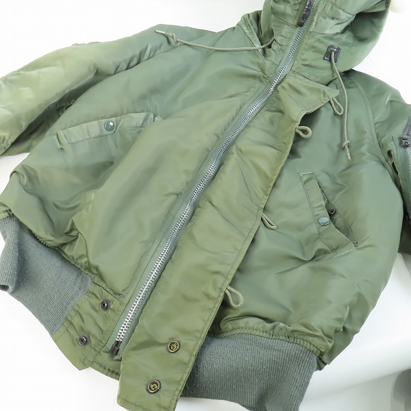 実際に弊社で買取させて頂いたALPHA INDUSTRIES/アルファインダストリーズ N-2B フライトジャケット/Mの画像 3枚目