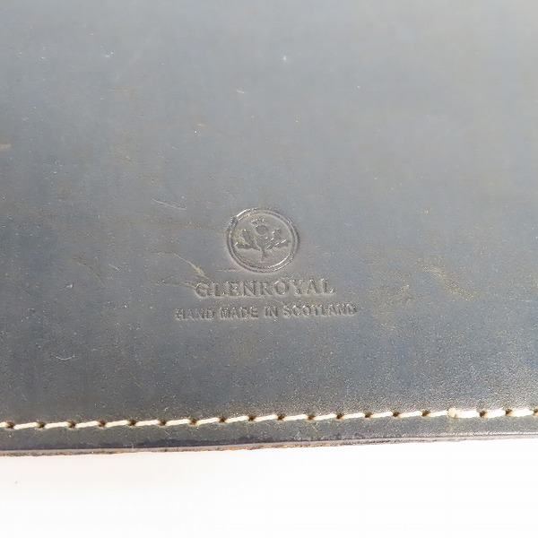 実際に弊社で買取させて頂いたGLENROYAL/グレンロイヤル ロディア ブライドルレザー メモカバー ロディアNo.13の画像 3枚目