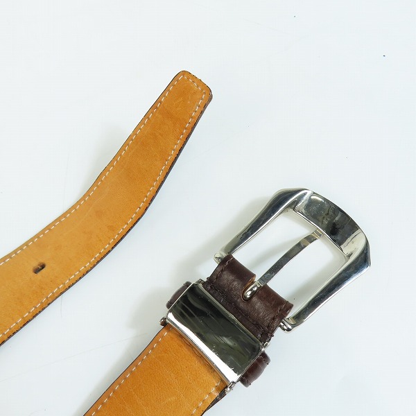 実際に弊社で買取させて頂いたCOLE HAAN/コールハーン レザーベルト ブラウン系 の画像 2枚目