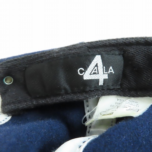 実際に弊社で買取させて頂いたCA4LA/カシラ NY ウール 6パネル キャップの画像 5枚目