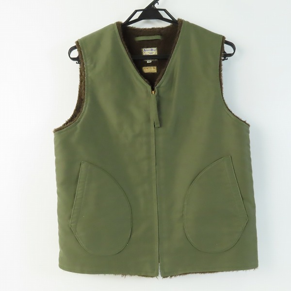 実際に弊社で買取させて頂いたTHE REAL McCOY'S/リアルマッコイズ 内アルパカ デッキベスト/38