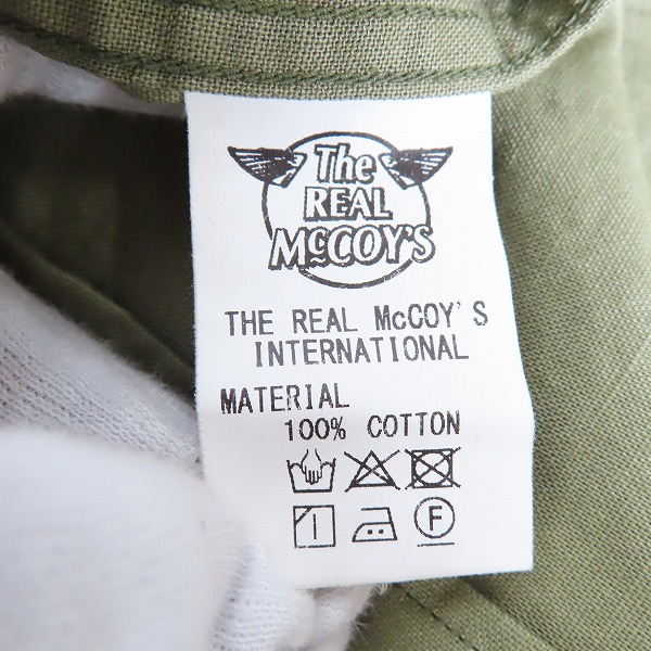 実際に弊社で買取させて頂いたThe REAL McCOY'S/リアルマッコイズ NAVAL CLOTHING USN ユーティリティシャツ ミリタリー 15の画像 3枚目