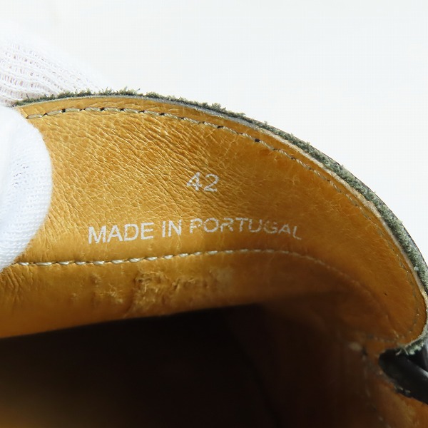 実際に弊社で買取させて頂いたuniform experiment/ユニフォームエクスペリメント コインローファー/42の画像 5枚目