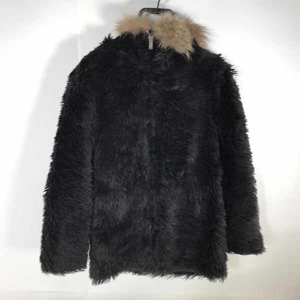 実際に弊社で買取させて頂いたSAINT LAURENT PARIS/サンローランパリ ファートリミングフーデッドジャケット ファーコート 531195 Y715T/42
