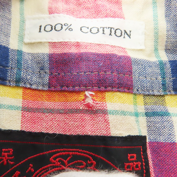 実際に弊社で買取させて頂いたEVISU/エヴィス 開襟シャツ/アロハシャツ 3点セットの画像 5枚目