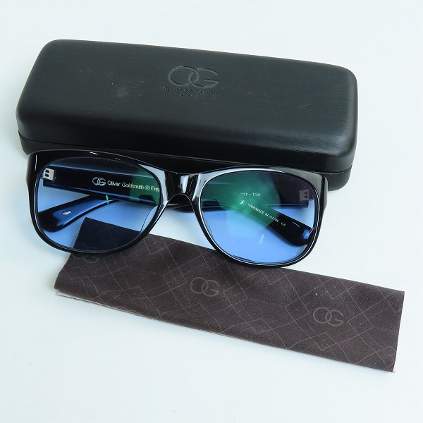 実際に弊社で買取させて頂いたOLIVER GOLDSMITH/オリバーゴールドスミス CAT サングラス/アイウェアの画像 9枚目