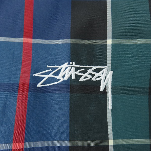 実際に弊社で買取させて頂いたSTUSSY/ステューシー チェック柄 ジャケット/ブルゾン Sの画像 4枚目