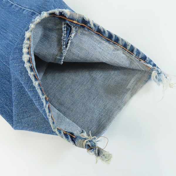 実際に弊社で買取させて頂いたLevis/リーバイス ヴィンテージ 517-0217 サークルR 刻印16 ジップフライ デニムパンツ /W34の画像 7枚目