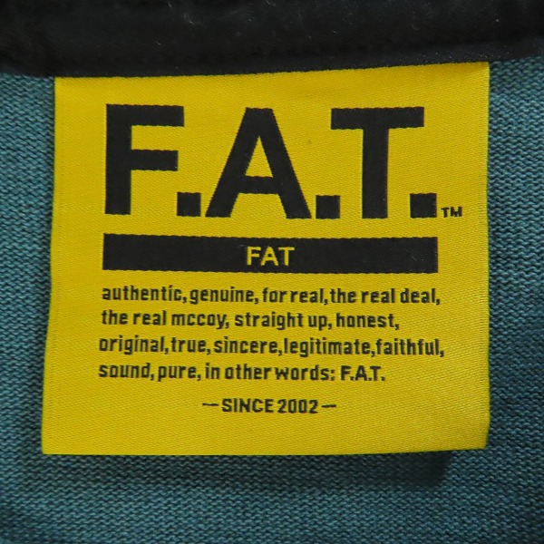 実際に弊社で買取させて頂いたFAT/エフエーティー FIGALON ピグメント加工 BIGシルエットカットソー F32410-CT14-AB/FATの画像 2枚目