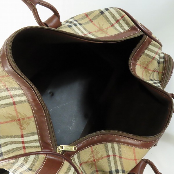 実際に弊社で買取させて頂いたBurberrys/バーバリーズ チェック柄 ボストンバッグの画像 3枚目