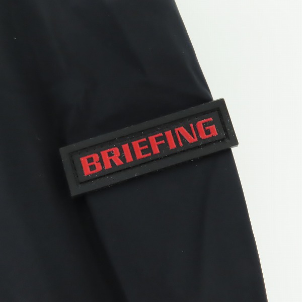 実際に弊社で買取させて頂いた【未使用】BRIEFING GOLF/ブリーフィング MS WIND HOODIE/ウインドフーディ パーカー ブラック BRG223M19/Mの画像 5枚目