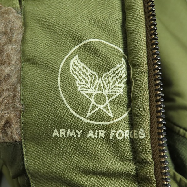 実際に弊社で買取させて頂いたTHE REAL McCOY'S/リアルマッコイズ ROUGH WEAR CLOTHING B-15A フライトジャケット 34の画像 3枚目