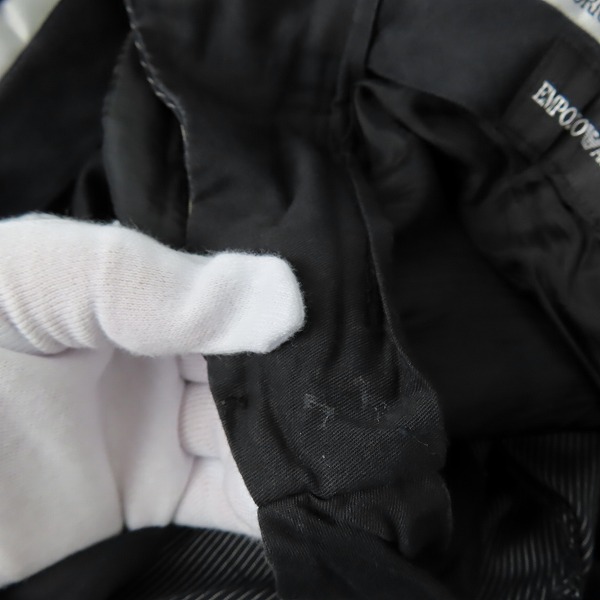 実際に弊社で買取させて頂いたEMPORIO ARMANI/エンポリオアルマーニ JOSH LINE ストライプ パンツ 2点セットの画像 4枚目