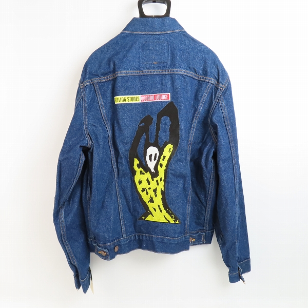 実際に弊社で買取させて頂いたLevi's×ROLLING STONES/リーバイス×ローリングストーンズ 90s/93年 USA製 UOODOO LOUNGE デニムジャケット 70506-0216 /42の画像 1枚目
