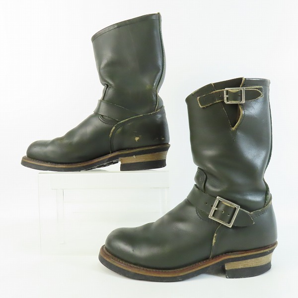 実際に弊社で買取させて頂いたREDWING/レッドウィング PT99 エンジニアブーツ カンガタン グリーン 8273/8.5の画像 3枚目