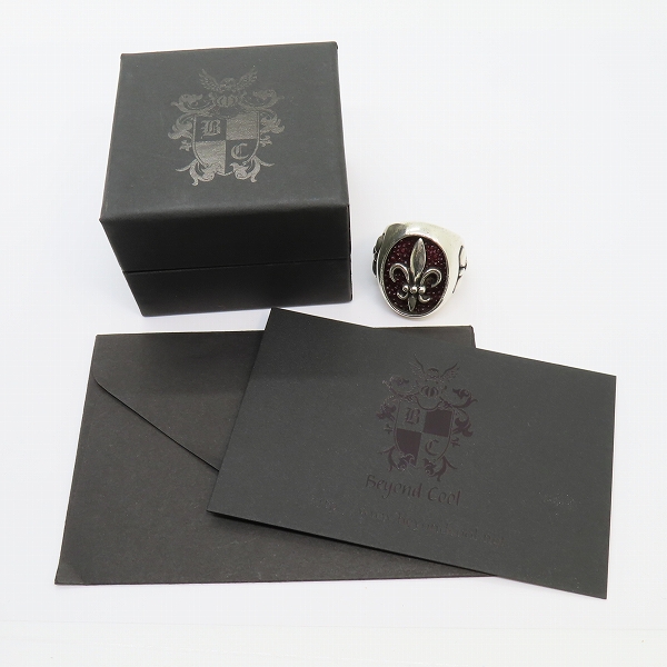 実際に弊社で買取させて頂いた【ギャラ付】LEATHERS AND TREASURES/レザーズ＆トレジャーズ フレアデリー w/スティングレイ リング/18.5-19号の画像 8枚目