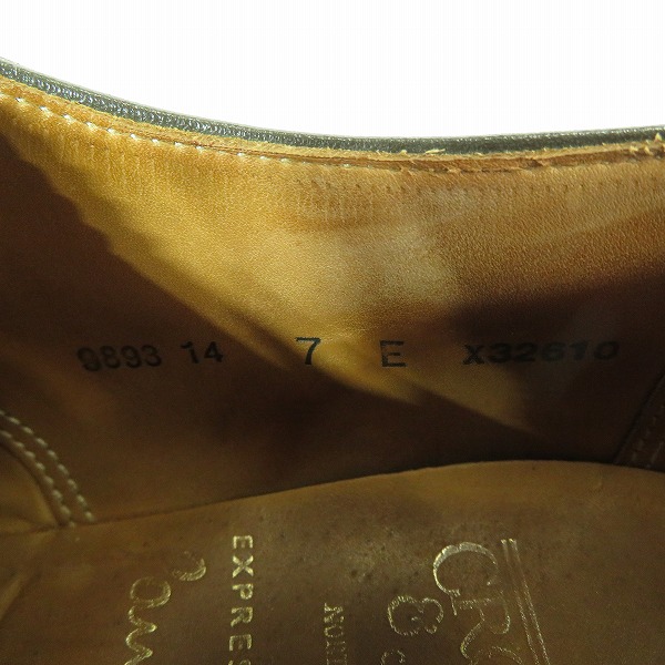 実際に弊社で買取させて頂いたCROCKETT&JONES/クロケット＆ジョーンズ Paul Smith/別注 ウイングチップシューズ 9893/7の画像 5枚目