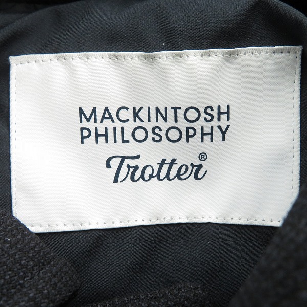 実際に弊社で買取させて頂いたマッキントッシュ フィロソフィー トロッター DOVER ドーヴァー ダウンジャケット 2WAYドビーストレッチ H1F30-287-29 38の画像 2枚目