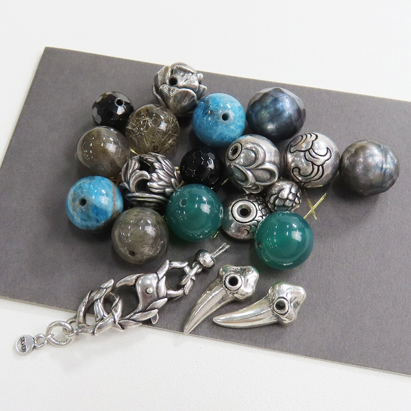 実際に弊社で買取させて頂いた【証明書付】Bloody Mary/ブラッディマリー カスタム ストーン ブレスレット用ビーズ