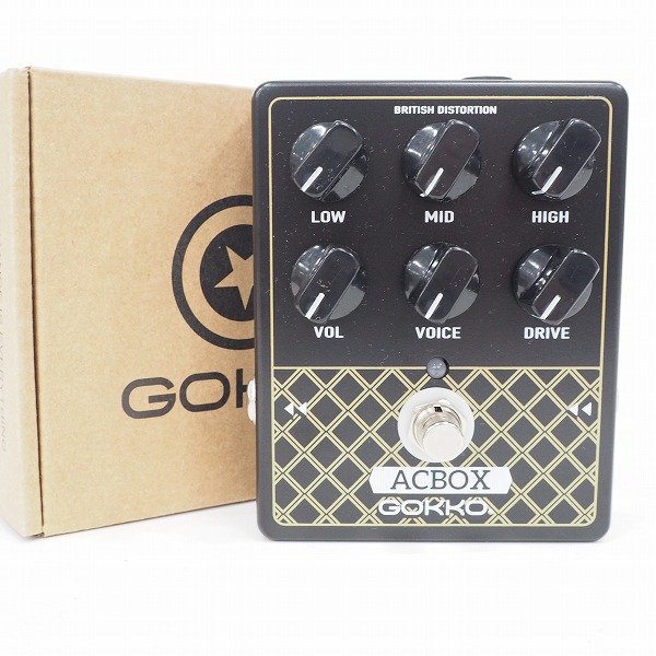 実際に弊社で買取させて頂いた【美品】GOKKO AUDIO ACBOX UK Sound Drive GK-35 アンプ シミュレーター エフェクター/動作確認済
