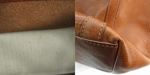 実際に弊社で買取させて頂いたgenten/ゲンテン 2way レザー トートバッグの画像 9枚目