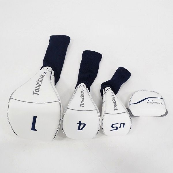 実際に弊社で買取させて頂いたブリヂストン TOURSTAGE/ツアーステージ CL レディースクラブハーフ8本セット FLEX：L キャディバッグ付の画像 6枚目