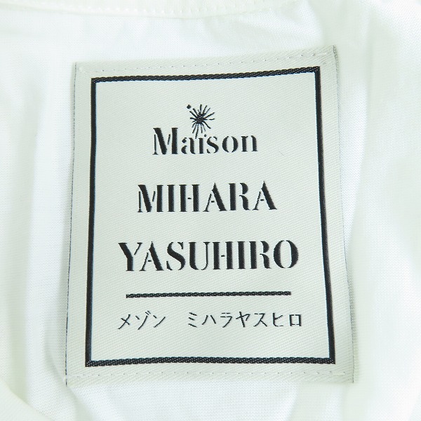 実際に弊社で買取させて頂いたMaison MIHARA YASUHIRO/メゾン ミハラヤスヒロ  VサスペンダーTシャツ/カットソー A01TS721/46の画像 2枚目