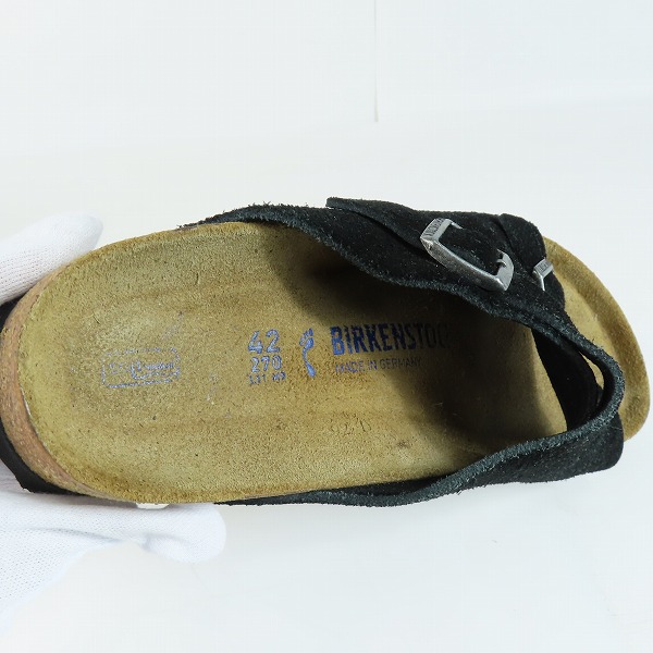 実際に弊社で買取させて頂いたBIRKENSTOCK/ビルケンシュトック Zurich/チューリッヒ レザー サンダル 42の画像 4枚目