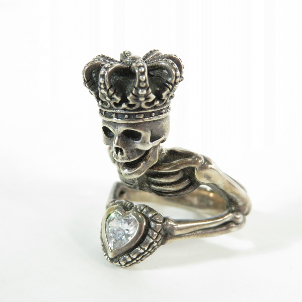 実際に弊社で買取させて頂いたJustin Davis/ジャスティンデイビス ハートフルリング 指輪 SRJ404/9号