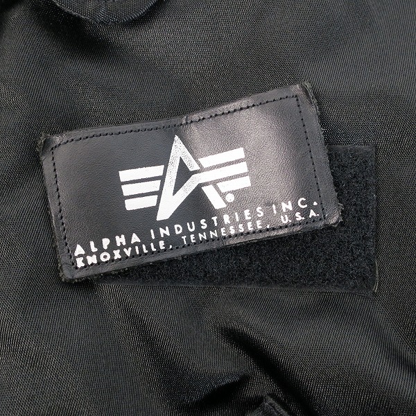 実際に弊社で買取させて頂いたALPHA INDUSTRIES/アルファインダストリーズ フライトジャケット 2600 ブラック/Lの画像 5枚目