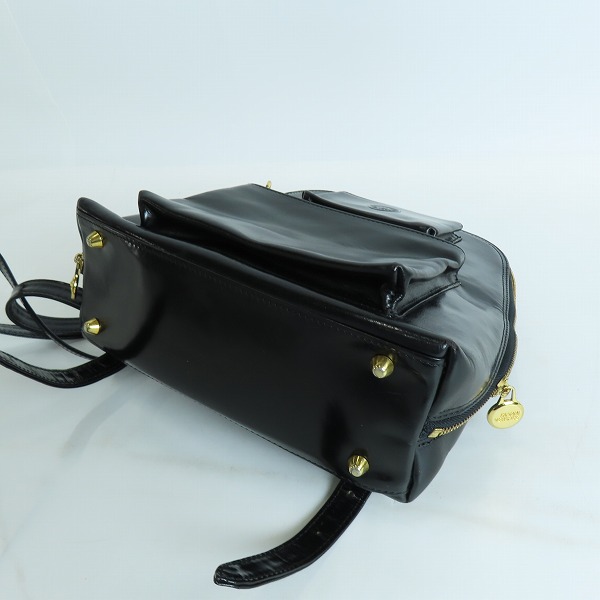 実際に弊社で買取させて頂いたGIANNI VERSACE/ジャン二ヴェルサーチ ヴィンテージ レザーミニリュックサックの画像 3枚目