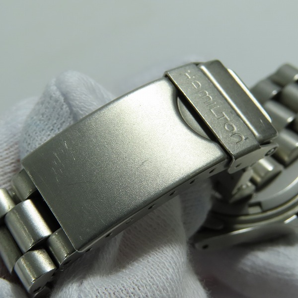 実際に弊社で買取させて頂いたHAMILTON/ハミルトン Khaki/カーキ クオーツ腕時計 8587B【動作未確認】の画像 5枚目