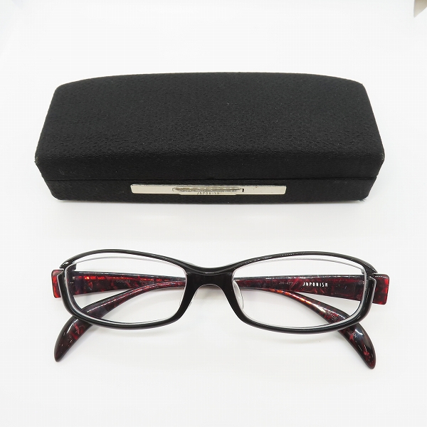実際に弊社で買取させて頂いたJAPONISM/ジャポニスム 度入り眼鏡/メガネフレーム JN-477/Col.03の画像 8枚目