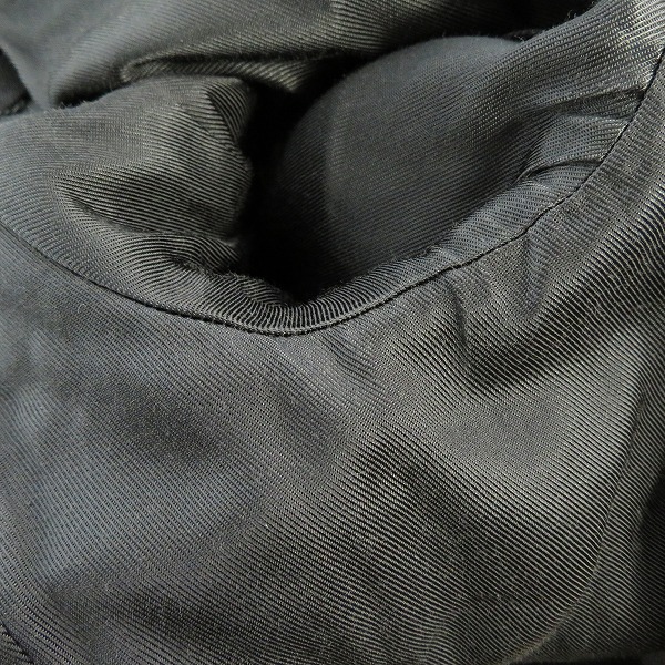 実際に弊社で買取させて頂いたA.P.C/アーペーセー フランス製 シングルロングコート フーディ/1の画像 4枚目