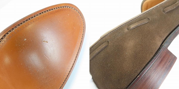 実際に弊社で買取させて頂いたCROCKETT&JONES/クロケットアンドジョーンズ CAVENDISH3/キャベンディッシュ3 タッセルローファー スウェード 26212/7Eの画像 6枚目