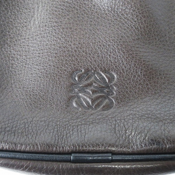 実際に弊社で買取させて頂いたLOEWE/ロエベ アナグラム レザーショルダーバッグの画像 5枚目