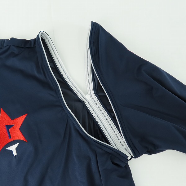 実際に弊社で買取させて頂いた【未使用】BEAMS GOLF/ビームスゴルフ スターフラッグロゴ ツアー エアシャットブルゾン 82-18-0223-444-79-20/Lの画像 7枚目