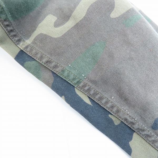 実際に弊社で買取させて頂いたWTAPS/ダブルタップス ミリタリーカモフラ 長袖 シャツジャケット 162LTDT-SHM02/2の画像 6枚目