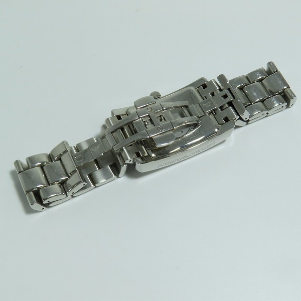 実際に弊社で買取させて頂いたEMPORIO ARMANI/エンポリオアルマーニ 黒文字盤 クォーツ/時計/ウォッチ AR-0156【動作未確認】の画像 3枚目