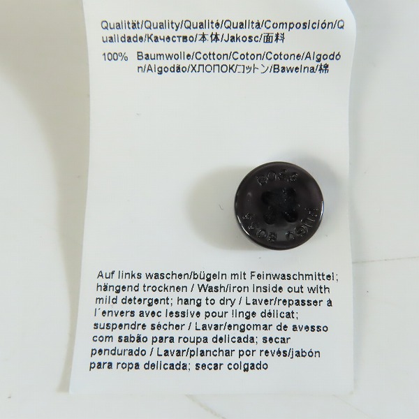 実際に弊社で買取させて頂いたHugo Boss/ヒューゴボス Regular Fit pima cotton ロゴ刺繍 半袖ポロシャツ Mの画像 5枚目