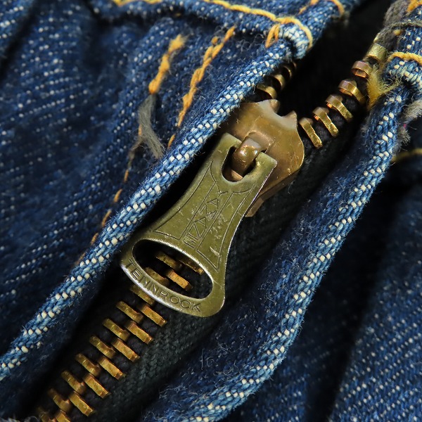 実際に弊社で買取させて頂いたEVISU/エヴィス ジップアップ デニム ジャケットの画像 6枚目