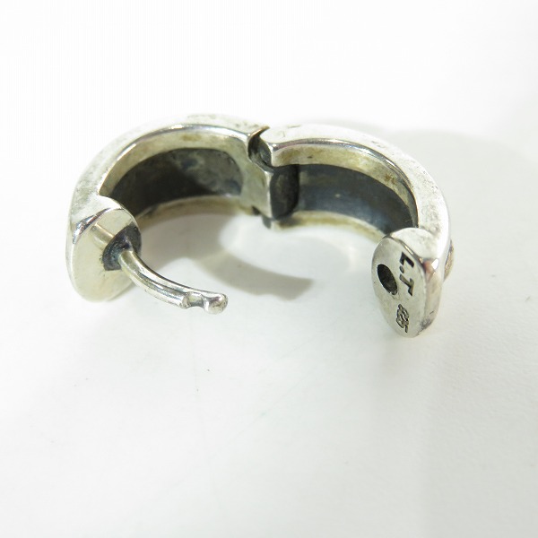 実際に弊社で買取させて頂いた【ギャラ付】LEATHERS AND TREASURES/レザーズ＆トレジャーズ Heart interior earring ピアスの画像 6枚目