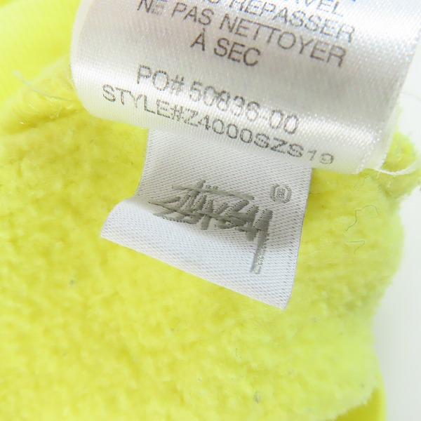 実際に弊社で買取させて頂いたSTUSSY/ステューシー ロゴプリント ジップアップパーカー/Lの画像 4枚目
