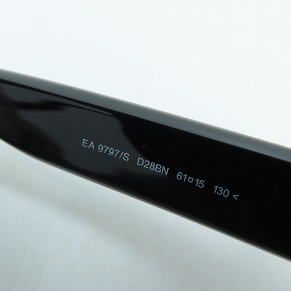 実際に弊社で買取させて頂いたEMPORIO ARMANI/エンポリオアルマーニ サングラス EA9797/Sの画像 6枚目