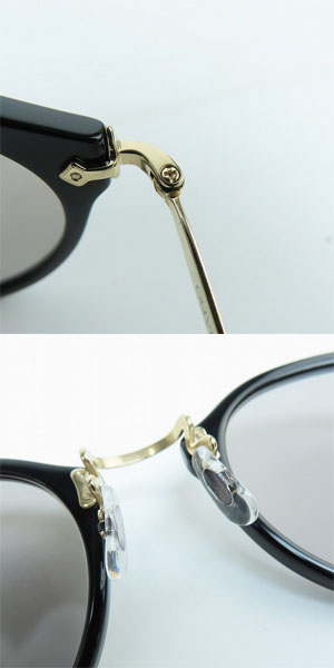 実際に弊社で買取させて頂いたOLIVER PEOPLES/オリバーピープルズ サングラス/アイウェア 505 BK Limited Edition 雅の画像 4枚目