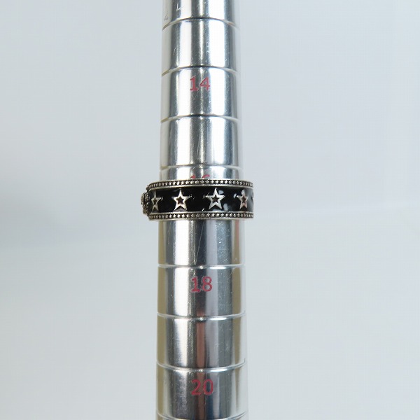 実際に弊社で買取させて頂いたJustin Davis/ジャスティンデイビス BLACK STAR/ブラックスター リング SRJ811/17号 の画像 7枚目