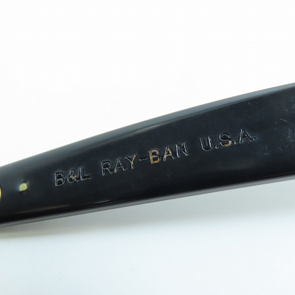 実際に弊社で買取させて頂いたRay-Ban/レイバン B&L/ボシュロム社製 WAYFARER MAX/ウェイファーラーマックス サングラス/アイウェア ブラックの画像 5枚目
