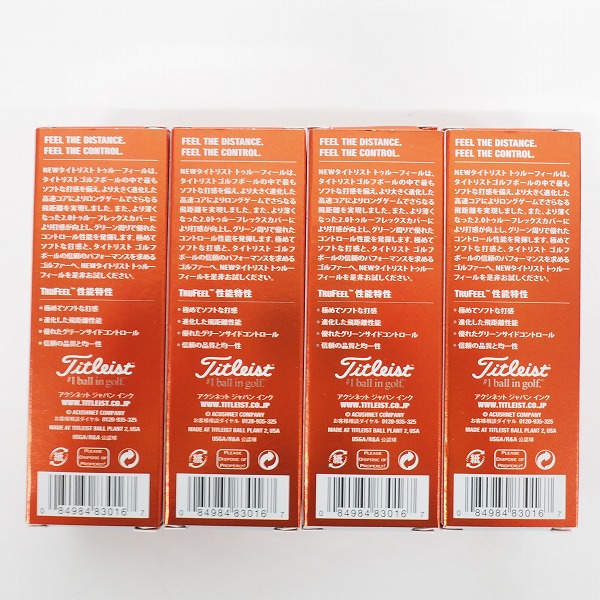 実際に弊社で買取させて頂いた 【未使用】Titleist/タイトリスト TRUFEEL ゴルフボール ホワイト 1ダース の画像 3枚目